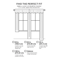 The Big One® Geometric Decorative Window Valance -The Big One Shop 2521228 ALT99