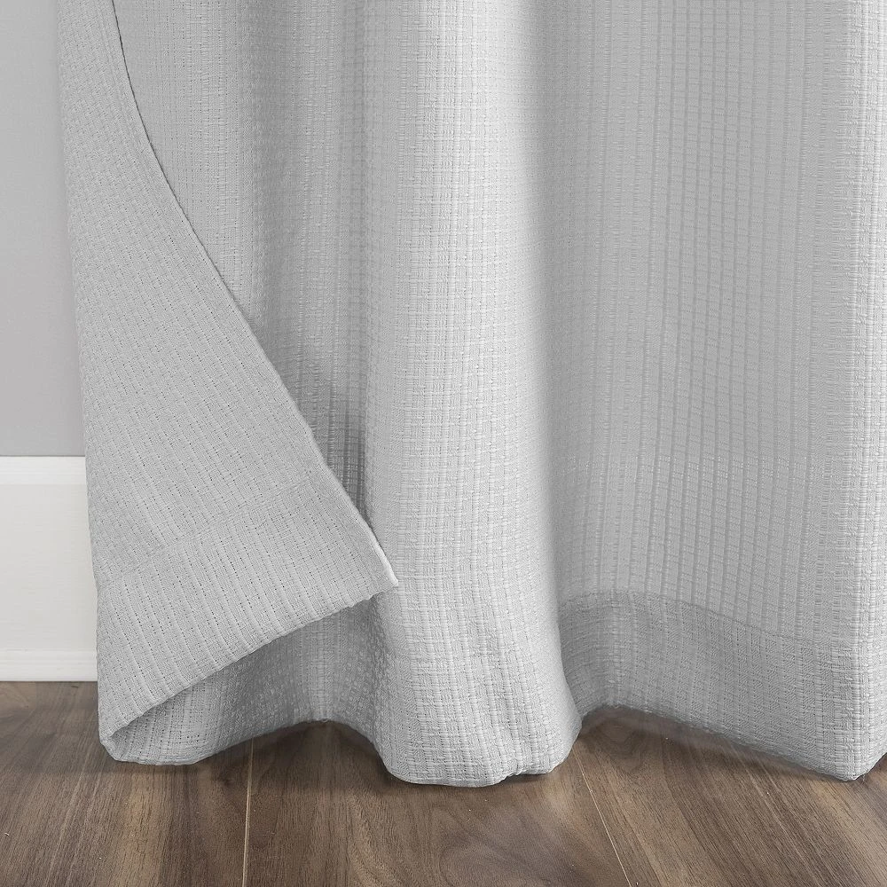 The Big One® 2-pack Raiden Solid Grommet Decorative Window Curtain Set 5 The Big One® 2-pack Raiden Solid Grommet Decorative Window Curtain Set - Image 5