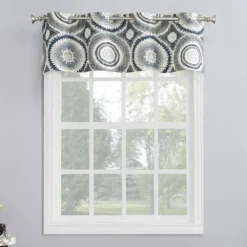 The Big OneĀ® Granada Medallion Grommet Curtain Valance