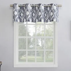 The Big OneĀ® Illona Ikat Ogee Grommet Curtain Valance