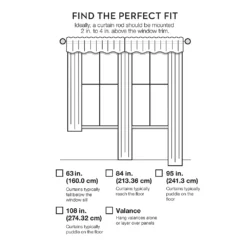 The Big One® Raiden Solid Grommet Curtain Valance -The Big One Shop 3891507 ALT99