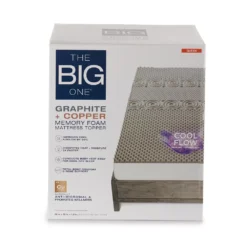 The Big One® Graphite & Copper Memory Foam Mattress Topper -The Big One Shop 3912157 ALT2