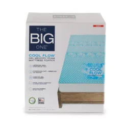 The Big One® Cool Flow Gel Memory Foam Mattress Topper -The Big One Shop 3912245 ALT2