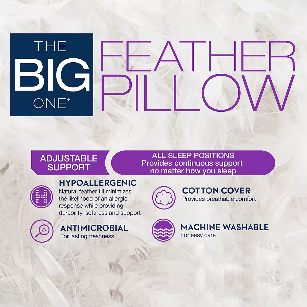 The Big One® Feather Pillow 6 The Big One® Feather Pillow - Image 6