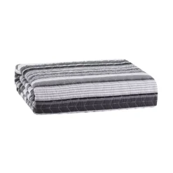 The Big One® Reversible Stripes + Plaids Quilt Set With Shams -The Big One Shop 4341355 ALT4