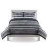 The Big One® Reversible Stripes + Plaids Quilt Set With Shams