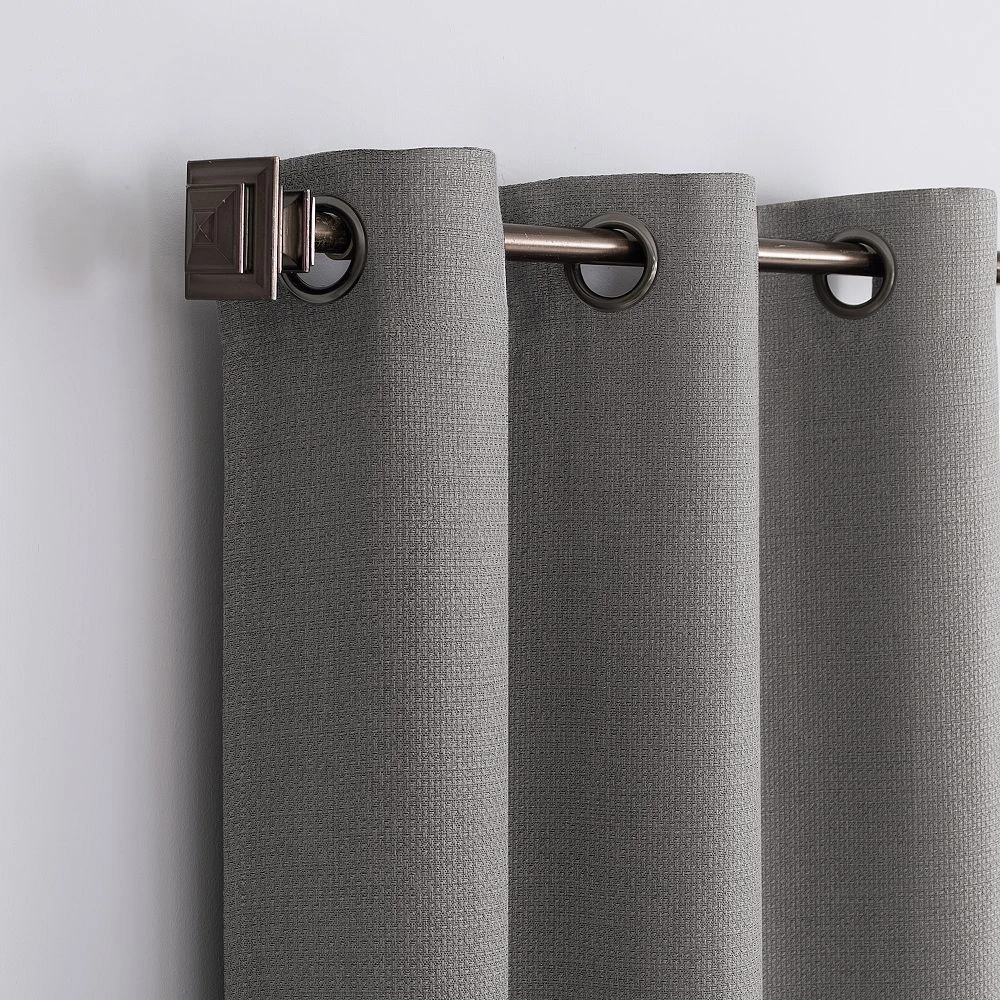 The Big One® 2-pack Kentfield Woven Texture Solid Room Darkening Window Curtain Set 2 The Big One® 2-pack Kentfield Woven Texture Solid Room Darkening Window Curtain Set - Image 2