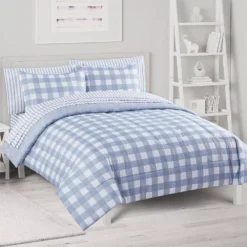 The Big One® Sawyer Gingham Reversible Comforter Set With Sheets -The Big One Shop 4658218 ALT5