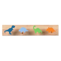 The Big One Kids⢠Dinosaur 4-Hook Wall Decor