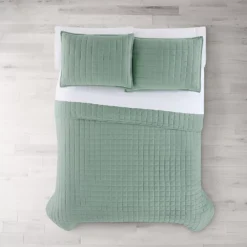 The Big One® Garment Washed Quilt Set With Shams 6 The Big One® Garment Washed Quilt Set With Shams -The Big One Shop 4844510 ALT2