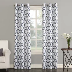 The Big One® 2-pack Geometric Decorative Window Curtains