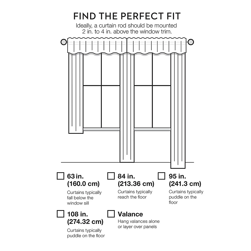 The Big One® 2-pack Emporia Paisley Grommet Decorative Window Curtain Set 2 The Big One® 2-pack Emporia Paisley Grommet Decorative Window Curtain Set - Image 2