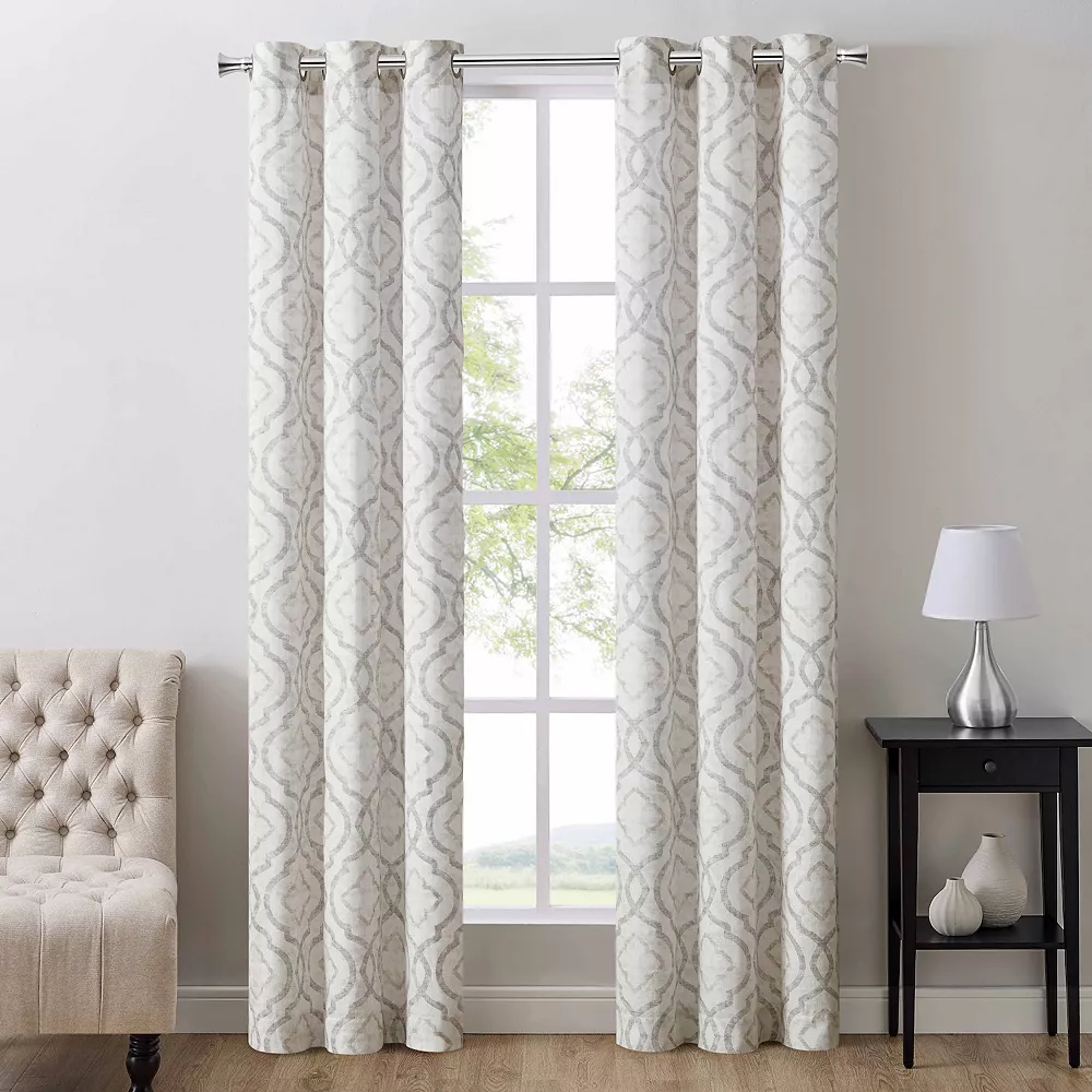 The Big One® 2-Pack Madalyn Decorative Window Curtain Set 1 The Big One® 2-Pack Madalyn Decorative Window Curtain Set