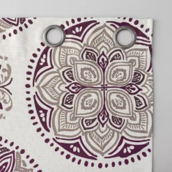 The Big One® Kentifield Medallion Print Room Darkening 2-pack Window Curtain Set -The Big One Shop 5033741 ALT4