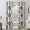The Big One® Kentifield Medallion Print Room Darkening 2-pack Window Curtain Set