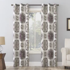 The Big OneĀ® Kentifield Medallion Print Room Darkening 2-pack Window Curtain Set