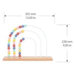 The Big One Kids™ Multicolor Rainbow Abacus Table Decor -The Big One Shop 5040969 ALT4