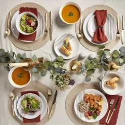 The Big One® Farm Stripe 12-pc. Dinnerware Set -The Big One Shop 5046096 ALT2