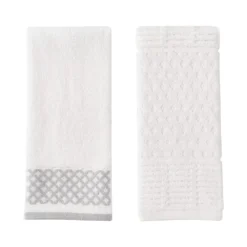 The Big One® Bianca Patterned 2-pack Hand Towels