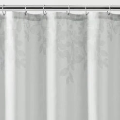 The Big One® Bianca Floral 13-Piece Fabric Shower Curtain And Hooks Set -The Big One Shop 5050091 ALT2
