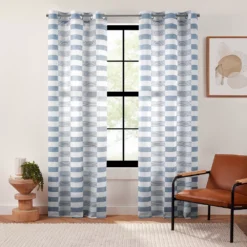The Big One® Blue Declan 2-Pack Window Curtain Set