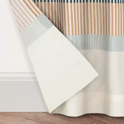 The Big One® Ivory Emile Stripe 2-Pack Window Curtain Set -The Big One Shop 5115531 ALT2