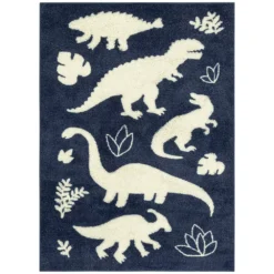 The Big One Kids™ Shag Dinosaur Washable Throw And Area Rug