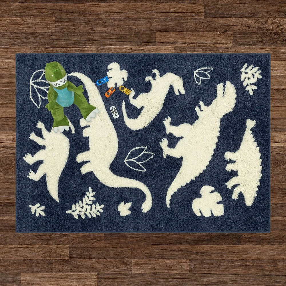 The Big One Kids™ Shag Dinosaur Washable Throw And Area Rug 2 The Big One Kids™ Shag Dinosaur Washable Throw And Area Rug - Image 2