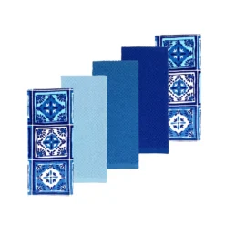 The Big OneĀ® Tile Print Kitchen Towel 5-pk.