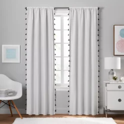 The Big One Kids™ 2-pack Tassel Blackout Window Curtains