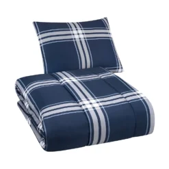 The Big One® Nathan Plaid Reversible Comforter Set With Sheets 8 The Big One® Nathan Plaid Reversible Comforter Set With Sheets -The Big One Shop 5543318 ALT3