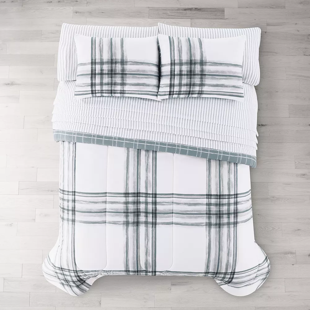 The Big One® Landon Plaid Reversible Reversible Comforter Set With Sheets 2 The Big One® Landon Plaid Reversible Reversible Comforter Set With Sheets - Image 2
