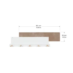 The Big One® 5-Hook Wall Shelf -The Big One Shop 5580628 ALT3