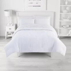 The Big OneĀ® Seersucker Plaid Reversible Comforter Set With Sheets