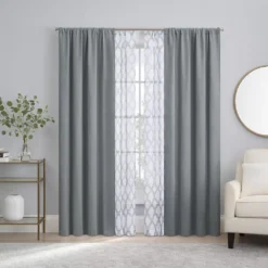 The Big One® Vanessa With Dionne Sheer 4-pack Window Curtain Panels