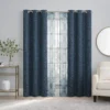 The Big One® Blackout Daxton With Gemology Sheer 4-pack Of Window Curtain Panels