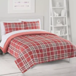 The Big One® Braxton Plaid Plush Reversible Comforter Set With Sheets -The Big One Shop 5723658 ALT5