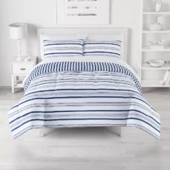The Big One® Arden Blue Stripe Reversible Comforter Set With Sheets