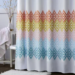 The Big One® Palmas Geo Shower Curtain -The Big One Shop 5738881 ALT2