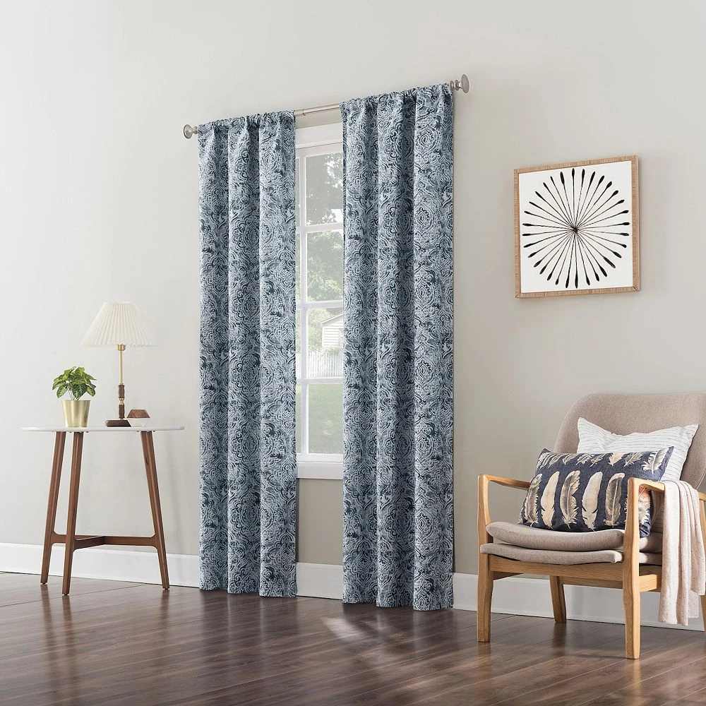 The Big One® Set Of 2 Kentfield Medallion Room Darkening Window Curtain Panels 5 The Big One® Set Of 2 Kentfield Medallion Room Darkening Window Curtain Panels - Image 5