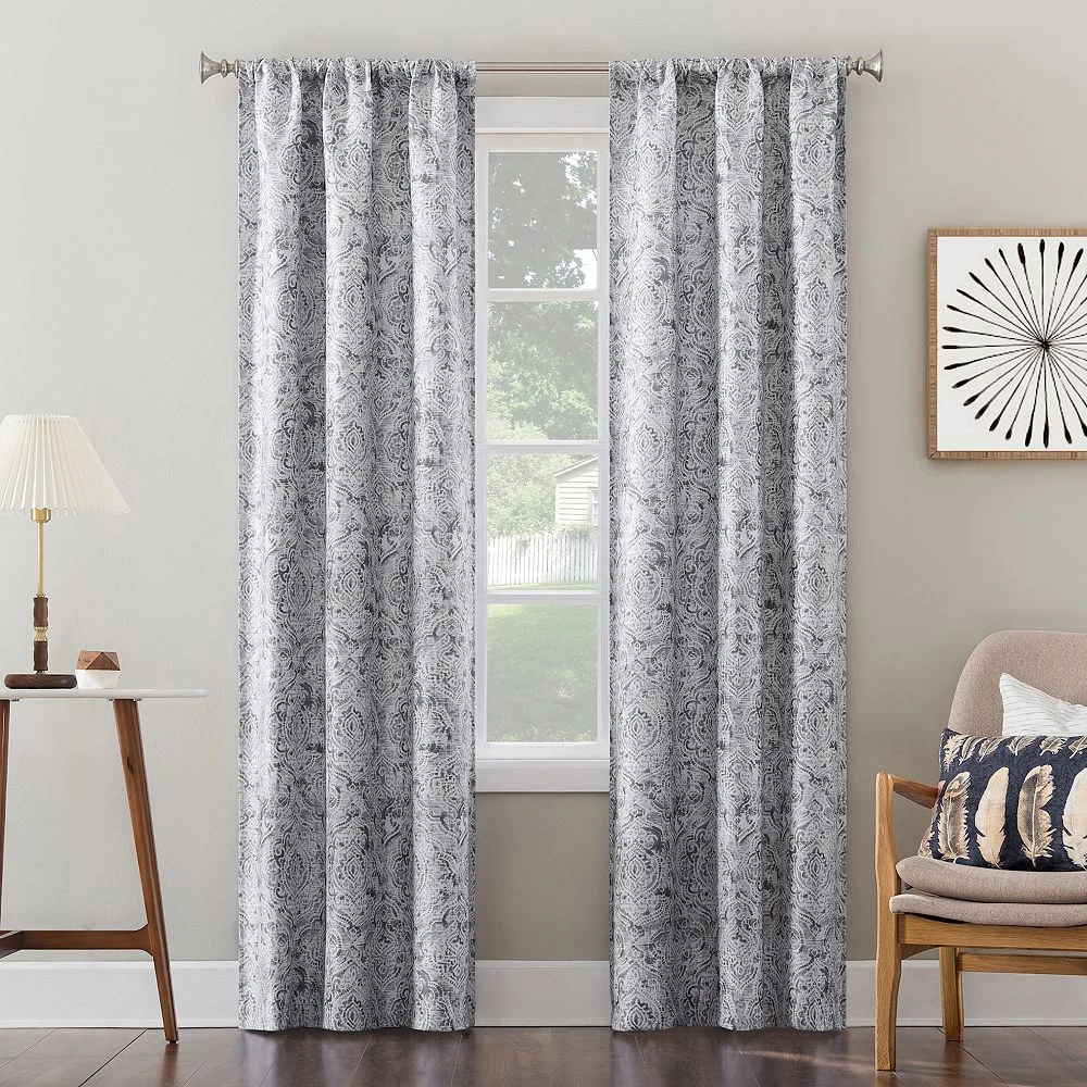 The Big One® Set Of 2 Kentfield Medallion Room Darkening Window Curtain Panels 1 The Big One® Set Of 2 Kentfield Medallion Room Darkening Window Curtain Panels