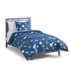 The Big One Kids™ Evan Navy Space Reversible Comforter Set With Shams 9 The Big One Kids™ Evan Navy Space Reversible Comforter Set With Shams -The Big One Shop 5747091 ALT3