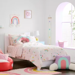 The Big One Kids™ Aaliyah Rainbow Reversible Comforter Set With Shams -The Big One Shop 5747095 ALT4