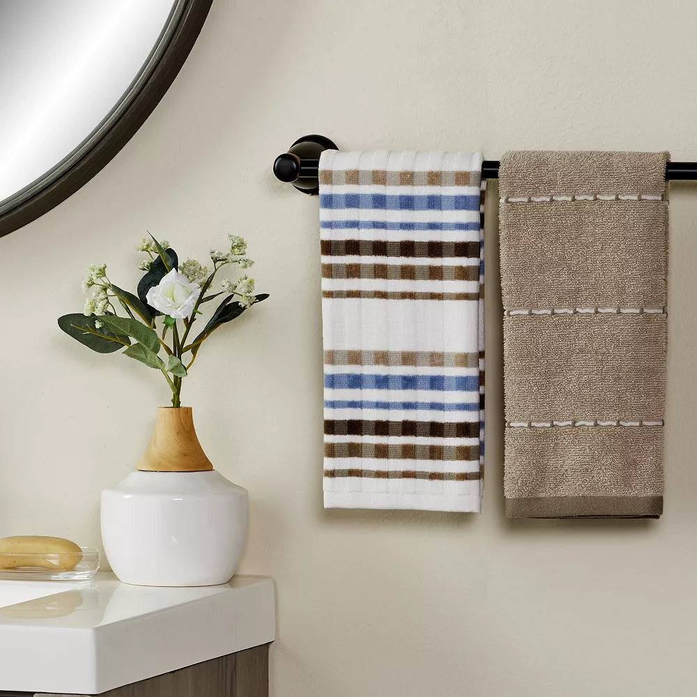 The Big One® Logan Stripe 2-pack Hand Towel Set 2 The Big One® Logan Stripe 2-pack Hand Towel Set - Image 2