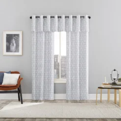 The Big One® Belmond Trellis Print Light Filtering Grommet Set Of 2 Curtain Panels -The Big One Shop 5840375 ALT4