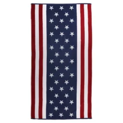 The Big One® Flag Extra Large Woven Beach Towel