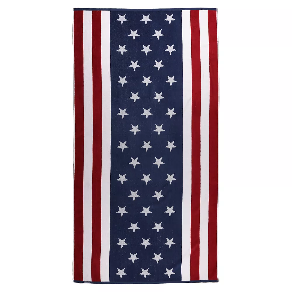 The Big One® Flag Extra Large Woven Beach Towel 1 The Big One® Flag Extra Large Woven Beach Towel