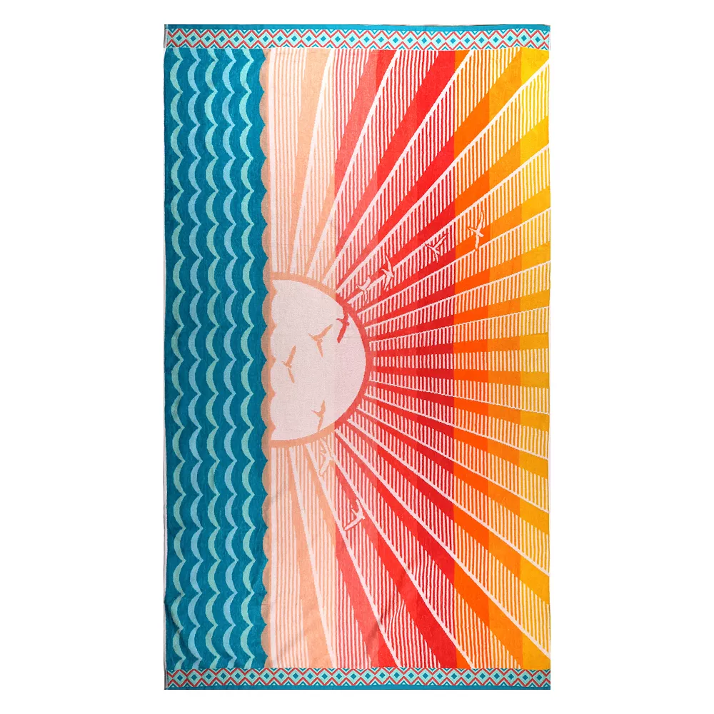 The Big One® Sun Extra Large Woven Beach Towel 1 The Big One® Sun Extra Large Woven Beach Towel