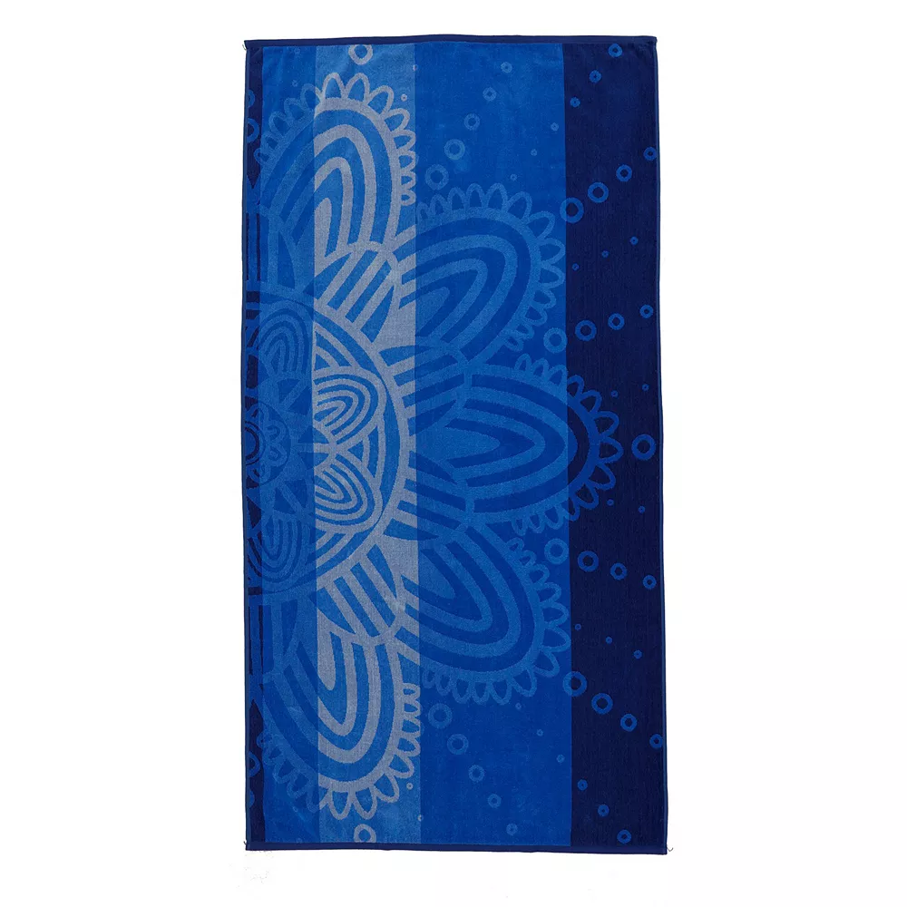 The Big One® Mandala Standard Woven Beach Towel 1 The Big One® Mandala Standard Woven Beach Towel