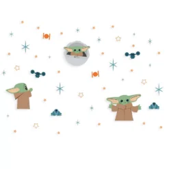 Star Wars The Mandalorian The Child Aka Baby Yoda Grogu Wall Decal 49-piece Set By The Big One®